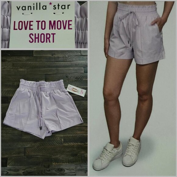 NWT Vanilla Star Lilac shorts jr/teen size small - Picture 1 of 8